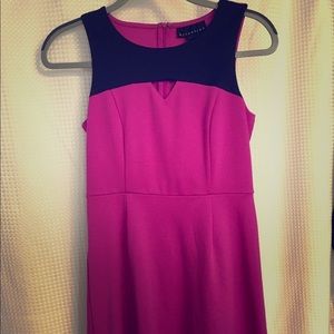 Adorable Pink/Black Cocktail Dress