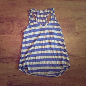 Splendid striped racer back tank
