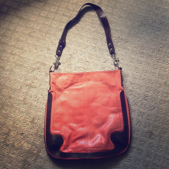 Tano leather shoulder purse