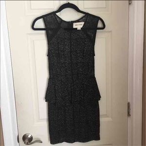 Black Peplum Dress