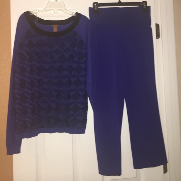 Two Piece Set Capri n Sweater