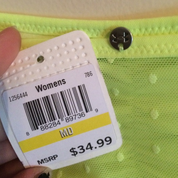 UNDER ARMOUR Lime Green undercover bandeau - Picture 3 of 4