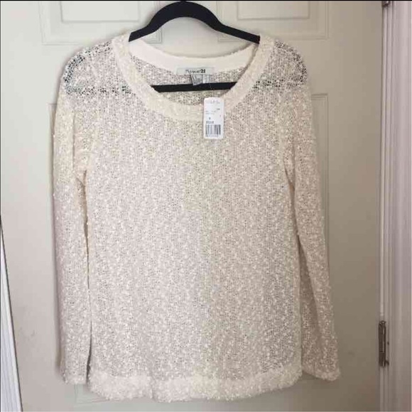 IVORY & GOLD KNIT TOP