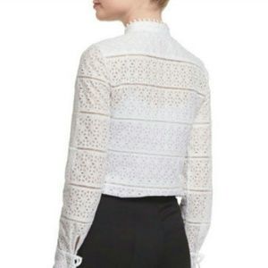 Carolina Herrera Eyelet Blouse