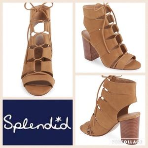 Splendid Banden Lace Up Sandal/Maple/sz 8.5
