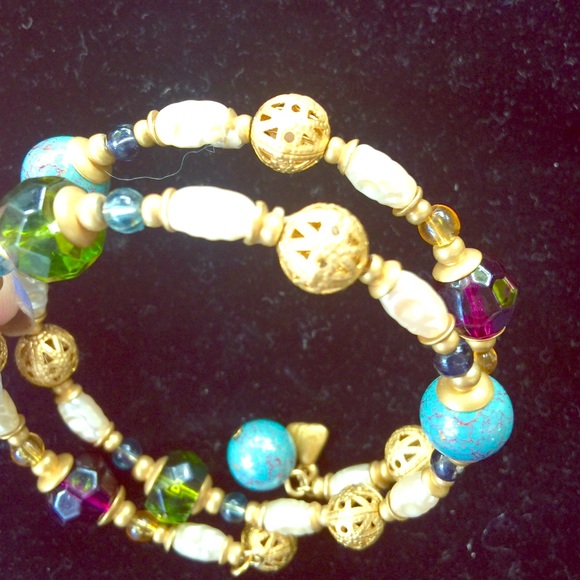 BEAUTIFUL BEADED WRAP BRACELET