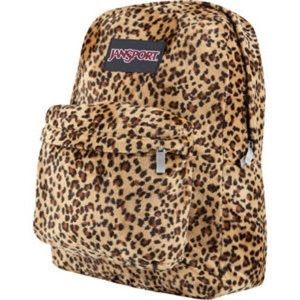 Cheetah print Jansport backpack