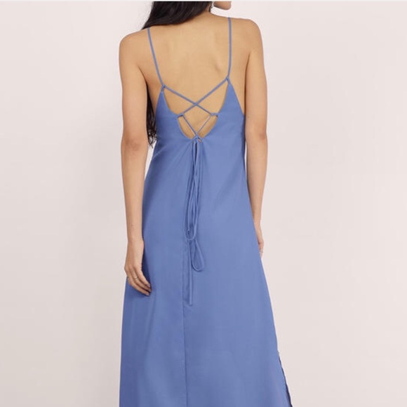 Blue maxi dress