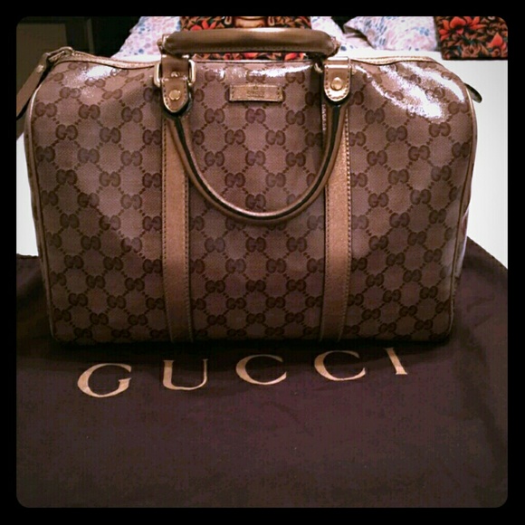 *SOLD Authentic Gucci Boston Bag with dust bag