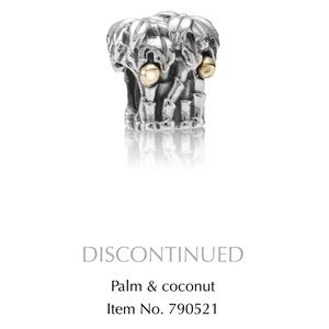 Pandora Palm Trees and Coconuts Charm