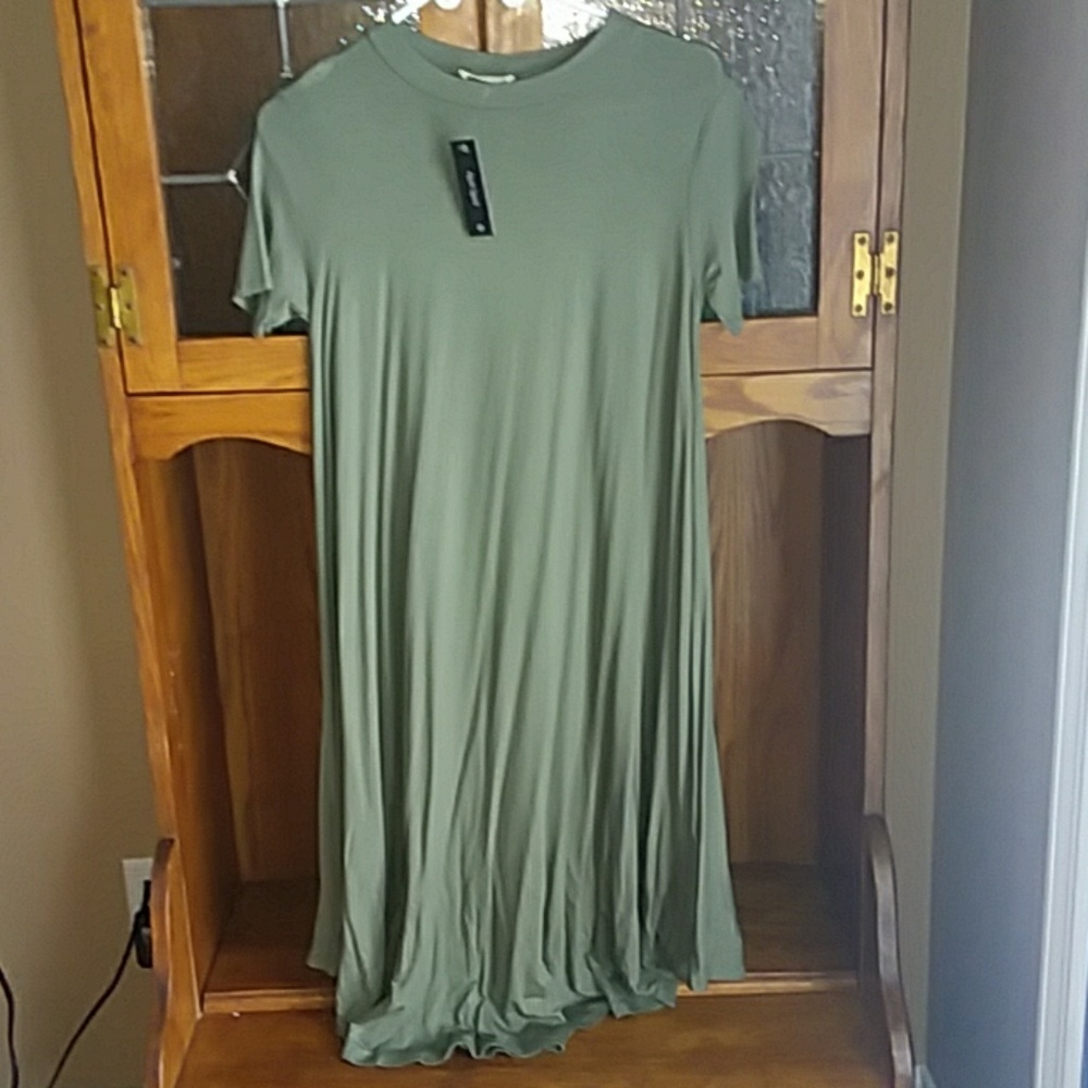 LAST ONE SALE 🌵🌵 Olive Swing Dress - Picture 3 of 6