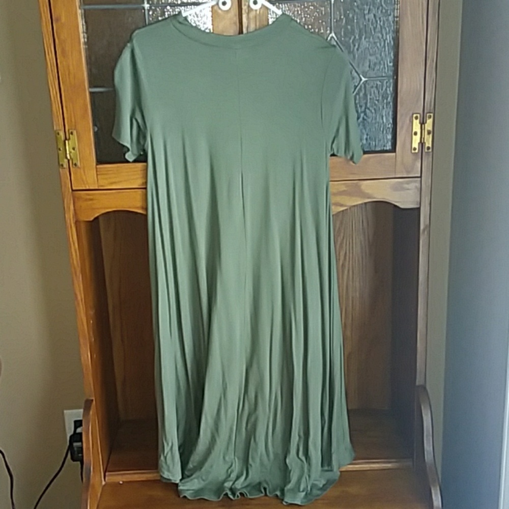 LAST ONE SALE 🌵🌵 Olive Swing Dress - Picture 4 of 6