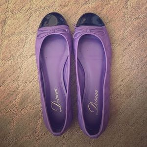 Cute and Colorful Purple Flats