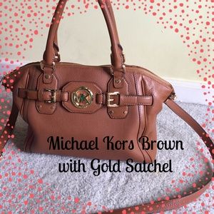 SALE - NWT Michael Kors Brown Satchel