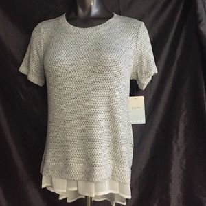 ❤️❤️clearance sale❤️❤️Lily white gray color shirt