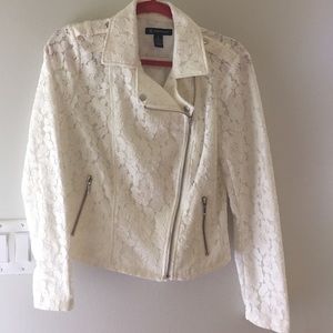 White lace jacket