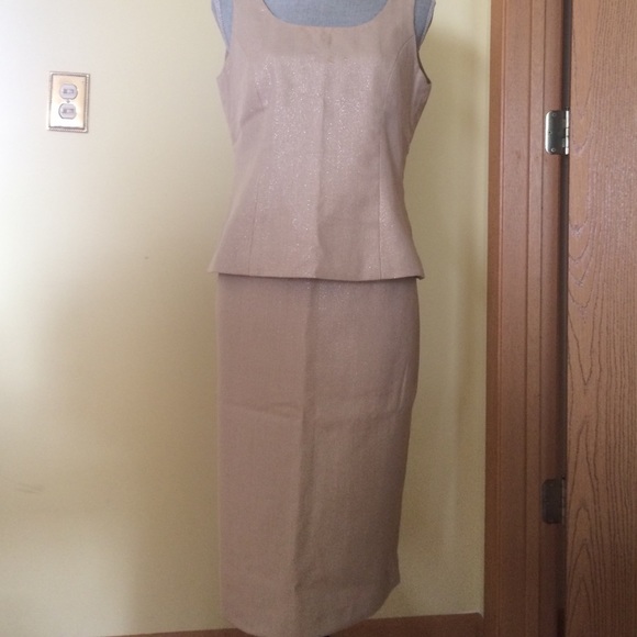 Vintage kasper blouse & skirt suit