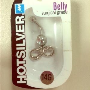 NEW belly button ring! Cute infinity sign!