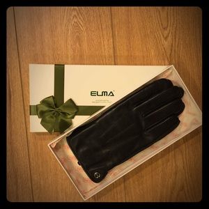BRAND NEW Elma Men's Touch-Screen Leather Gloves