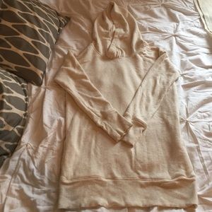 Oatmeal aerie extra soft terry cloth hoodie