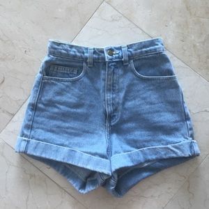 American Apparel high waisted shorts