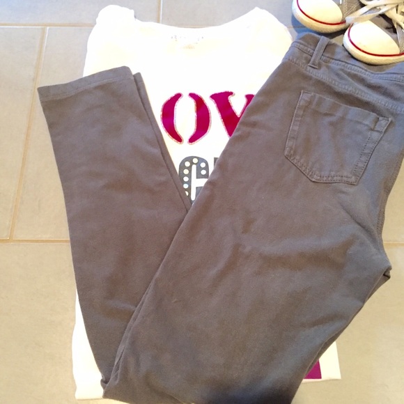 Imperial Star grey jeggings, girls size 16