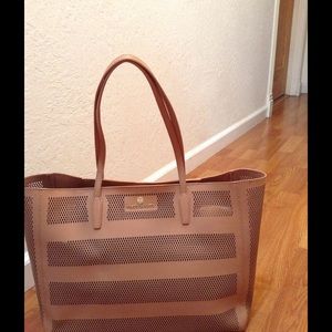 100% authentic Vince Camuto tan tote with dust bag
