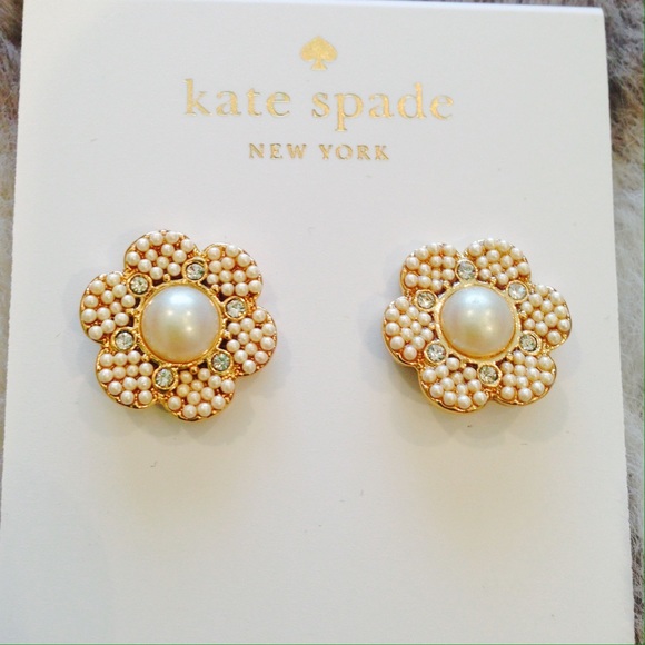 Brand new Kate Spade Park Floral Studs