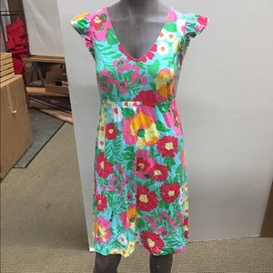 Lilly Pulitzer Slubbed Cotton Dress Sz S
