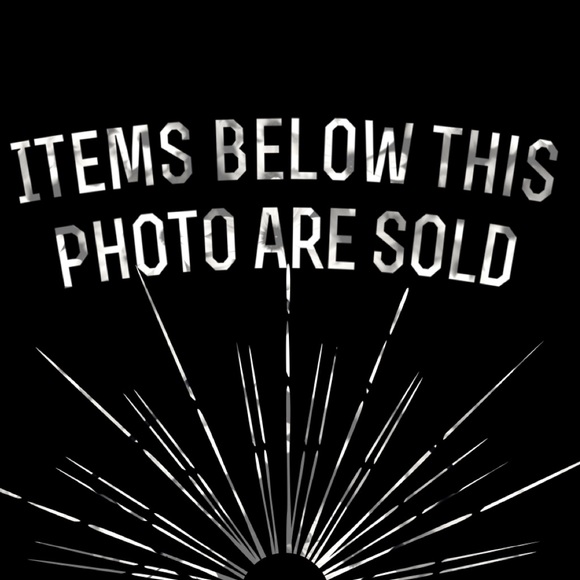 🎉🎉SOLD ITEMS PAST THIS POINT🎉🎉