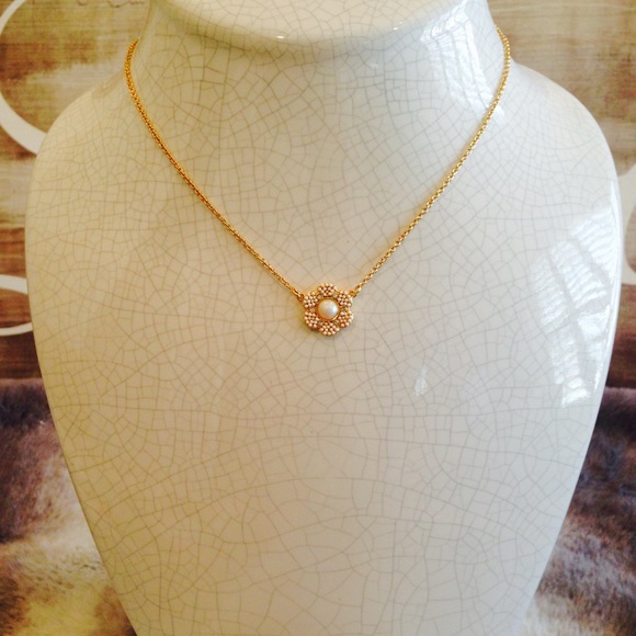 Brand New Kate Spade Park Floral Necklace