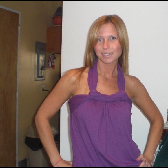 Purple Victoria's Secret halter top - Picture 1 of 4