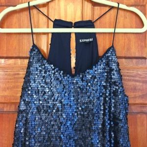 Express Sequin Cami Dress