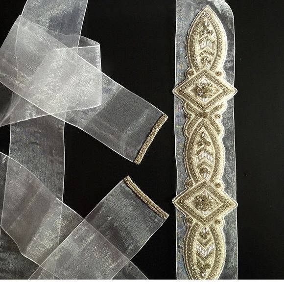 Anthropologie Accessories - STUNNING Art Deco inspired wedding sash/belt NWOT