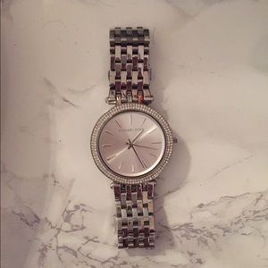 Michael kors Darci silver tone watch