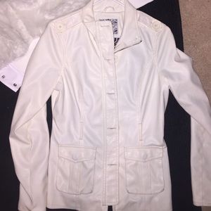 White Leather Jacket