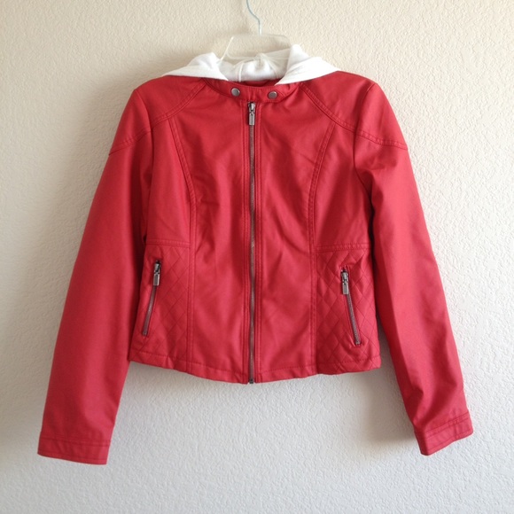 Red Moto Jacket - Picture 2 of 4