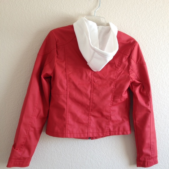 Red Moto Jacket - Picture 3 of 4