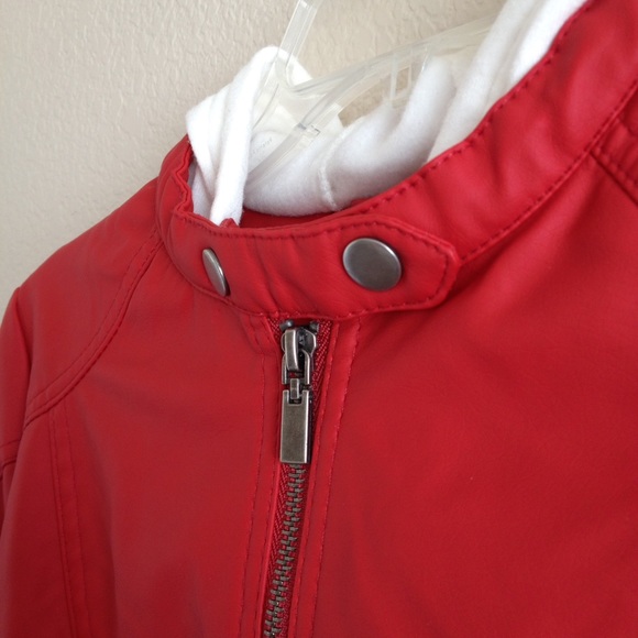 Red Moto Jacket - Picture 4 of 4