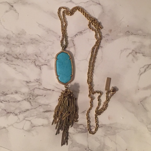 Kendra Scott rayne necklace turquoise