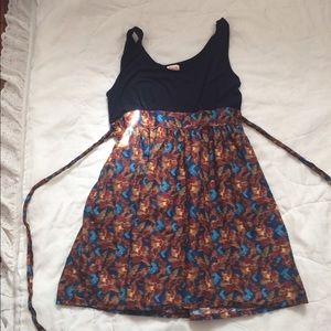 Fun Patterned Dress(with POCKETS!!)