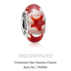 Pandora Cinnamon Star Murano Charm
