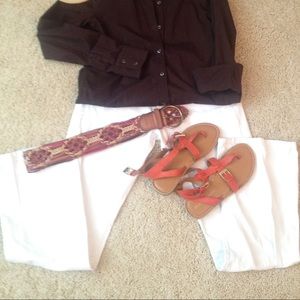 Lucky White Jeans☘🍀☘🍀☘