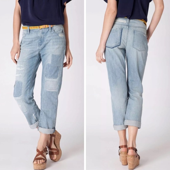 Anthropologie Denim - ANTHROPOLOGIE HOLDING HORSES PATCHWORK GABLE JEANS