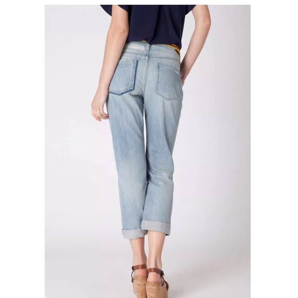 ANTHROPOLOGIE HOLDING HORSES PATCHWORK GABLE JEANS - Picture 3 of 4