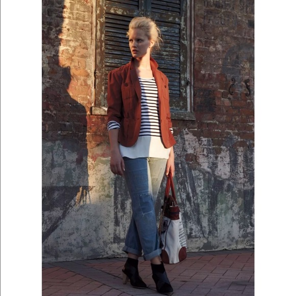 ANTHROPOLOGIE HOLDING HORSES PATCHWORK GABLE JEANS - Picture 4 of 4