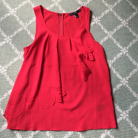Forever 21 Red Tunic Top
