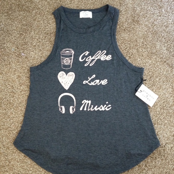 Gray Graphic Tank