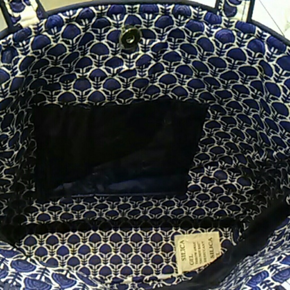 Vera Bradley Tote 2.0 in Cobalt Tile - Picture 4 of 4