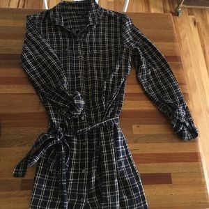 Banana republic flannel dress!